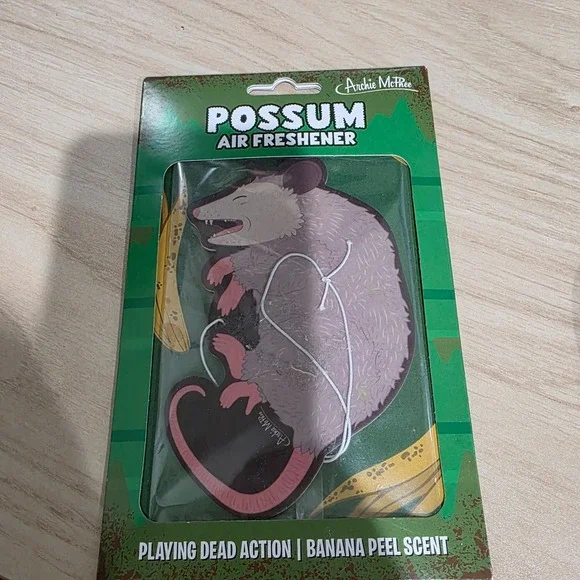 Archie‎ McPhee Opossum Air Freshener-NEW