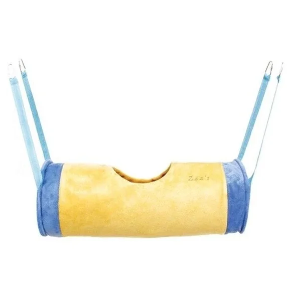 Prevue Hendryx Zzzs Soft Suede Tunnel Ferret Small Animal Sleep Blue Yellow‎