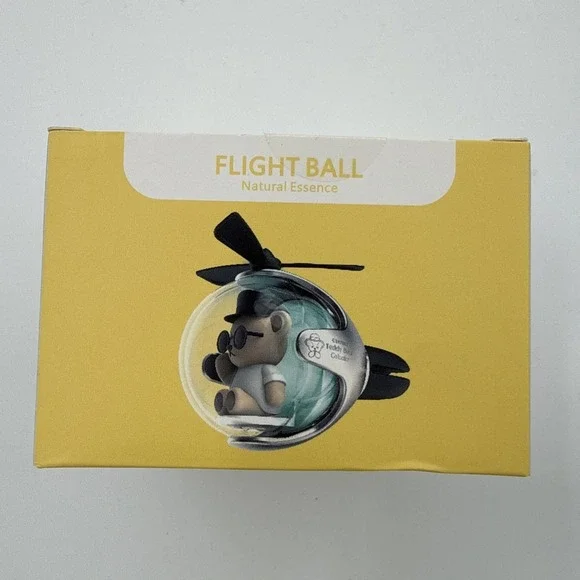 Cute Bear Pilot Freshener Car Air Fresheners Vent Clips Fragrance Diffuser