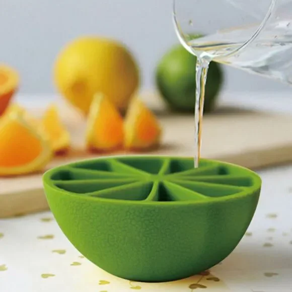 Protocol Cool Citrus 3D Ice Mold Green‎ Silicone 10 Slice Shaped Cubes SM-60796