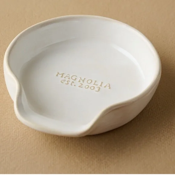 Magnolia Established 2003 Ceramic Spoon Rest