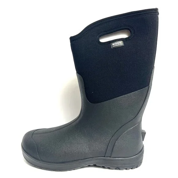 Bogs Mens Ultra High Boots Black Size 16 M