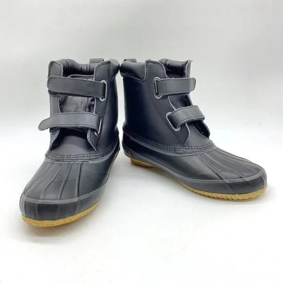 Habands Ice House Winter Duck Boots‎ Men 9D Black Insulated Waterproof Snow Rain