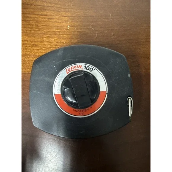 Vintage Lufkin Tape Measure. And 100ft. Yellow Clad 100