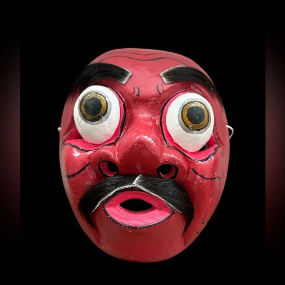 Balinese hand carved character mask.