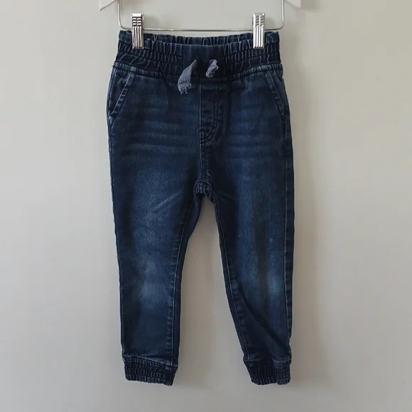 Joe's Boys Blue Denim Joggers Size 4