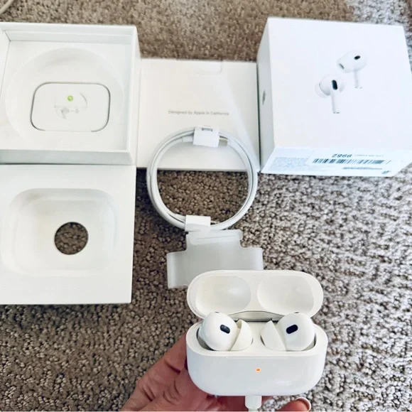 Apple AirPods Pro 2nd Generation with MagSafe Wireless Charging Case Earbuds