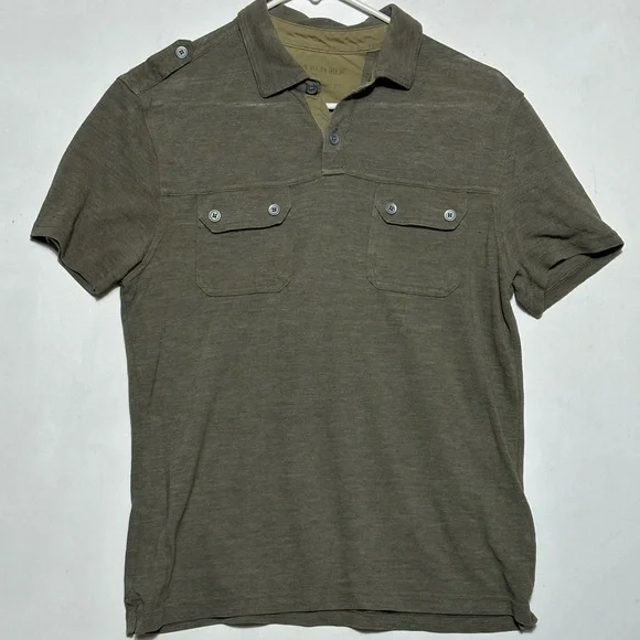 Banana Republic Dark Olive Polo Shirt
