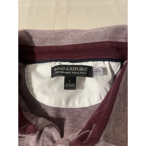 Banana Republic polo shirt mens large