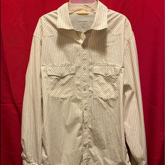 Banana Republic snap up shirt slim fit