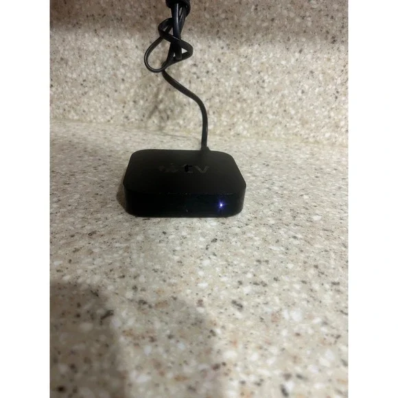 Apple TV HD Model A1469 Media Streamer Black With Power Cable‎ No Remote Working