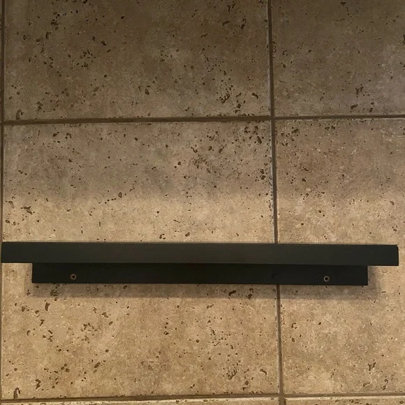 IKEA Mosslanda Black Ledge Display Wall Shelf