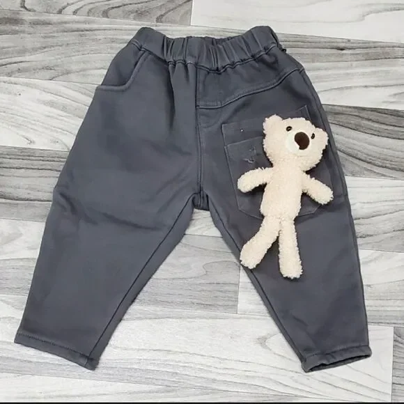 TODDLER TEDDY PANTS 4T-5T
