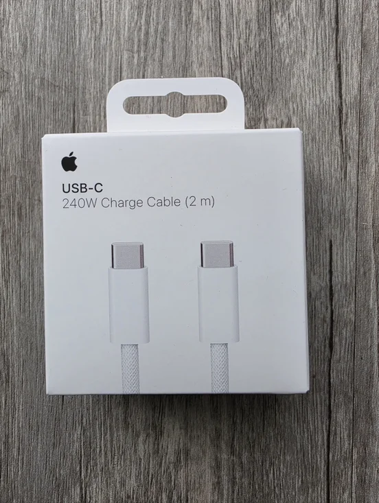 Apple USB-C Charge Cable 240 W 2M Length, Model: A2794 MYQT3AM/A