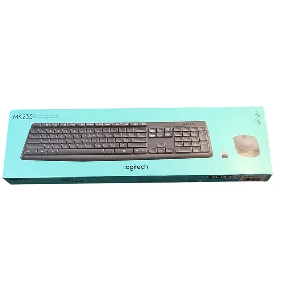 Logitech MK235 Wireless Keyboard and Mouse Combo Durable‎ Simple Reliable sealed
