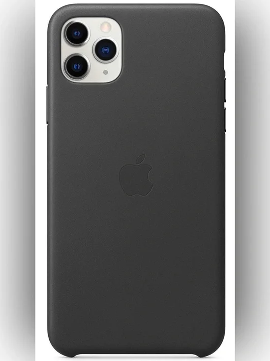 Apple iPhone 11 ProMax Leather Case - Black - New in Box