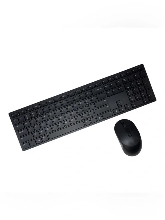 NEW Dell Pro Wireless Keyboard & Mouse Combo Black KM5221WBKB-US English Full Sz