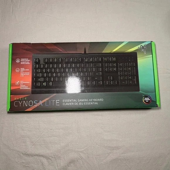 Razer Cynosa Lite Essential Gaming Keyboard Black Wired RGB‎ Chroma RZ03-0274