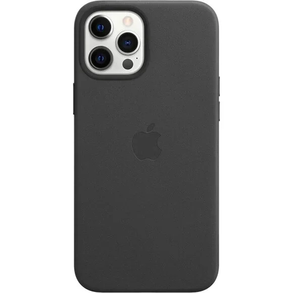 Apple iPhone 12 Pro Max Leather Phone Case with MagSafe Black