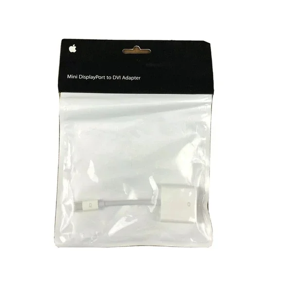 New GENUINE Apple Mini DVI to DVI Adapter M9321G/B White OEM New Original Sealed