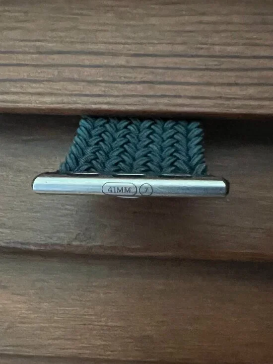 Apple Watch Braided Solo Loop 41mm (38/40) Genuine OEM Rainforest Size 7