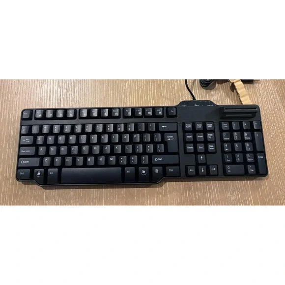 SynchroTech USB Wired Keyboard 104 Keys Smart Card Reader POS Comercial Use