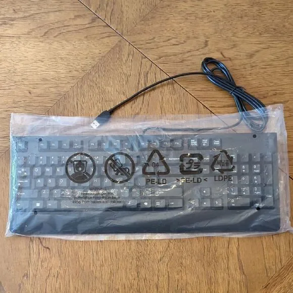 Lenovo Black USB Wired Keyboard