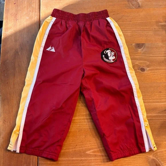 Majestic baby boys FL State Seminoles track pants red 18 months