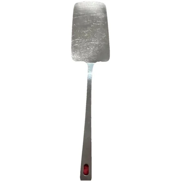 Stainless Steel Spatula Turner Flat Kitchen Utensil Metal Flipper