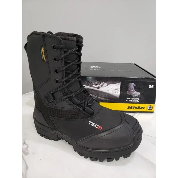 TEC+ Boots‎ Men's Size 5 Black Waterproof Primaloft BRP Snow Winter Ski-Doo NWT