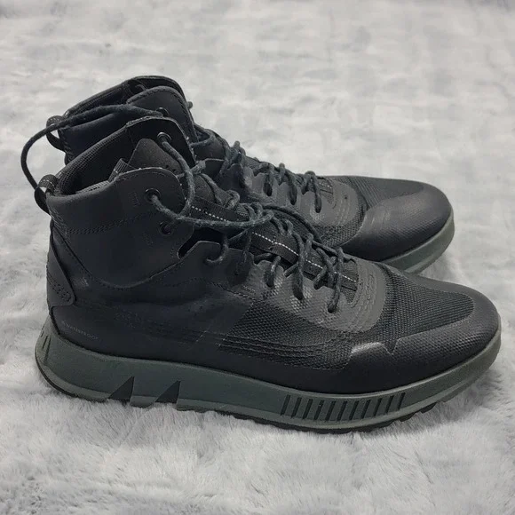 Sorel Boots Mens 11.5 Black Waterproof Combat Ankle Hiking Lace Up NM4788-010