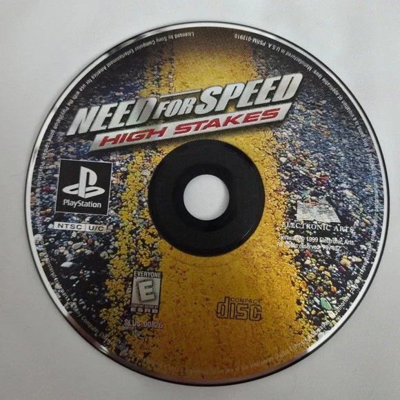 Need for Speed: High Stakes (Sony PlayStation 1, 1999) Loose Disc - Tested