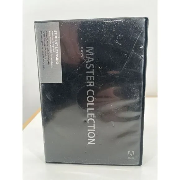 Adobe CreativeSuite 4 Master Collection Student w/‎ Serial Number MAC OS