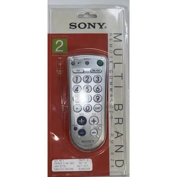 Sony‎ Remote Commander RM-EZ4 2 Component Multi Brand Remote Control Bran New