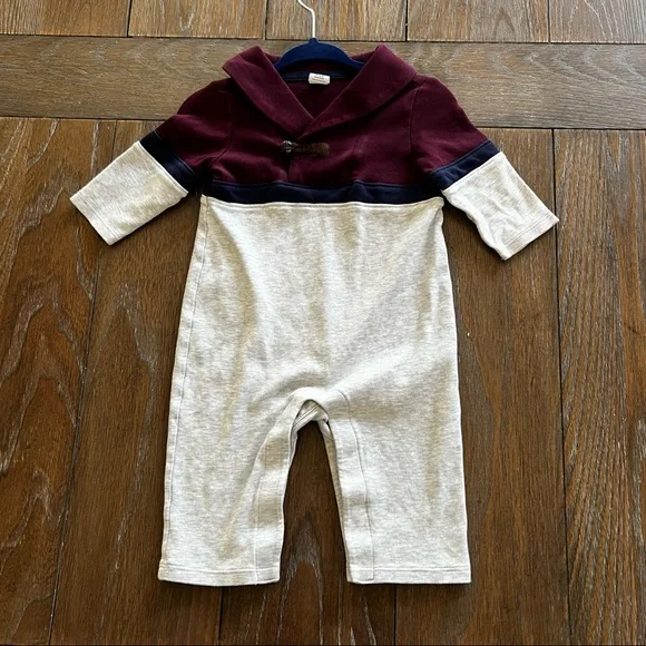 Janie and Jack shawl collar jumpsuit