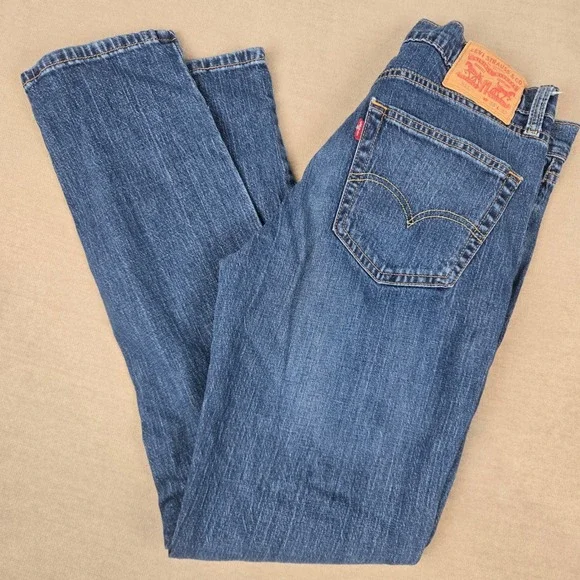 Levi's 511 Slim Fit Mens Jeans Blue Medium Wash Denim W33 L32 04511-5530