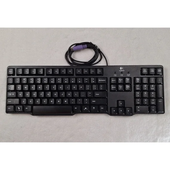 Logitech Classic Keyboard K100 - USB Wired Black US Desktop Keyboard