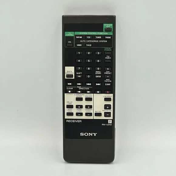 Sony RM-U242 Remote Control Receiver Stereo