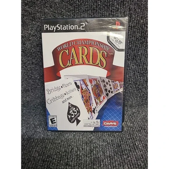 NEW PS2 World Championship Cards 2008 Sony PlayStation 2