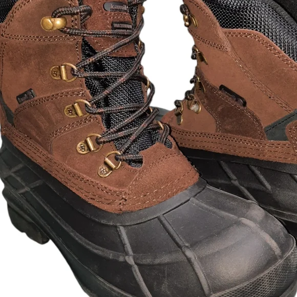 Kamik Fargo Waterproof Leather Winter Boots SZ 7