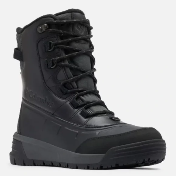 COLUMBIA mens Bugaboot celsius black boots Size 8 Wide waterproof insulation