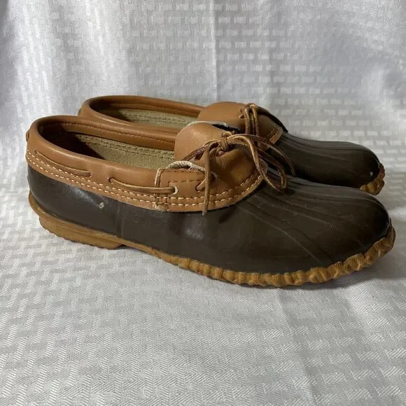 Vintage Sorel Duck Boots Pow Wow Shoes Brown Mens 8 Snow Waterproof