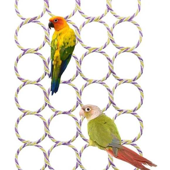 Small Pets ladder hammock birds mice rats hamsters 2 new hooks cage 24”x14.5”