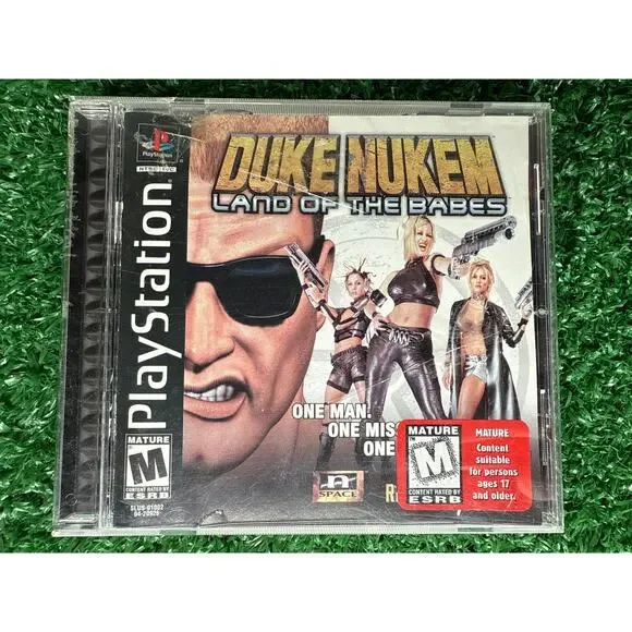 Duke Nukem: Land of the Babes (Sony PlayStation 1, 2000) Complete CIB