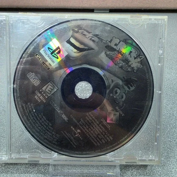 Sony Crash Bandicoot 3 Warped PS1 Video Game Disc Only