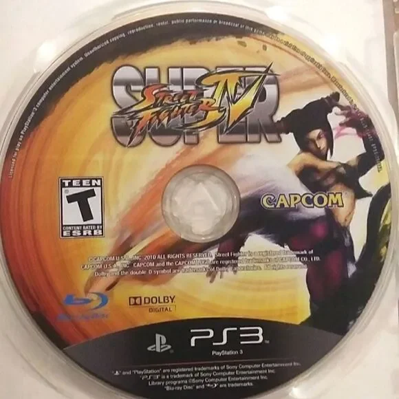 SUPER STREET FIGHTER IV game disc only - Sony Playstation 3 PS3