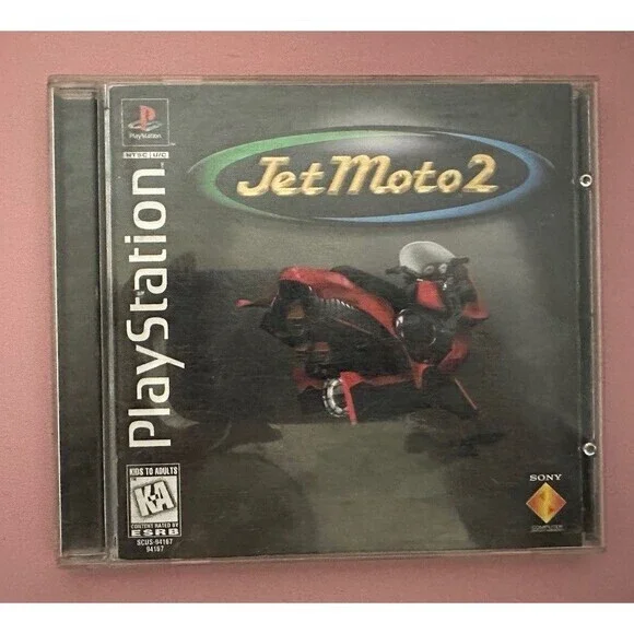Jet Moto 2 (Sony PlayStation 1, 1997) Complete Tested CIB PS1 Black Label