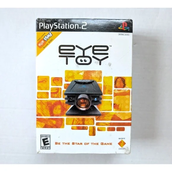 Sony Playstation 2 Eye Toy Camera SEALED Toys‎ R Us Stickers PS2 Vintage