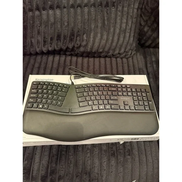 Kensington Pro Fit Ergo Wired Keyboard K75400US Black BNIB SEALED