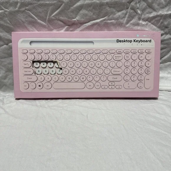 Tech Rebellion Apple/Windows 2.4GHz Wireless Desktop Keyboard From USA Pink